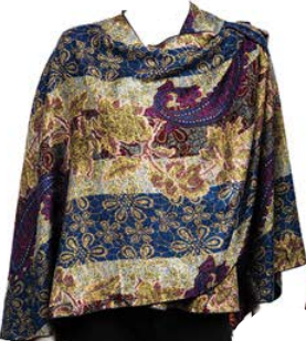 Rapti Fashions Cashmere Buckle Shawl- PSC2