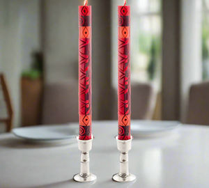 Kapula  Berry Blaze Candle Pair of Two 9" Tapers