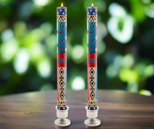 Kapula African Sky Candles: Pair of 9" Tapers