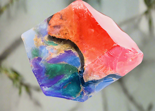 T.S. Pink SoapRock- Fire Opal