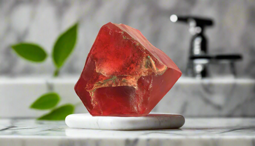 T.S. Pink SoapRock- Garnet