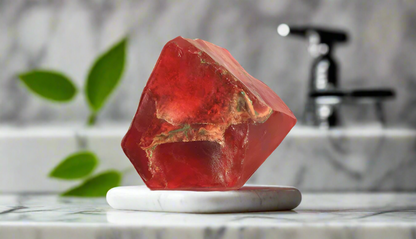 T.S. Pink SoapRock- Garnet