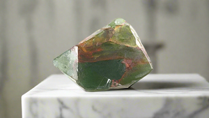 T.S. Pink SoapRock- Green Garnet