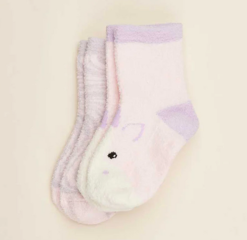 Warmies Unicorn Crew Sock Set- Medium