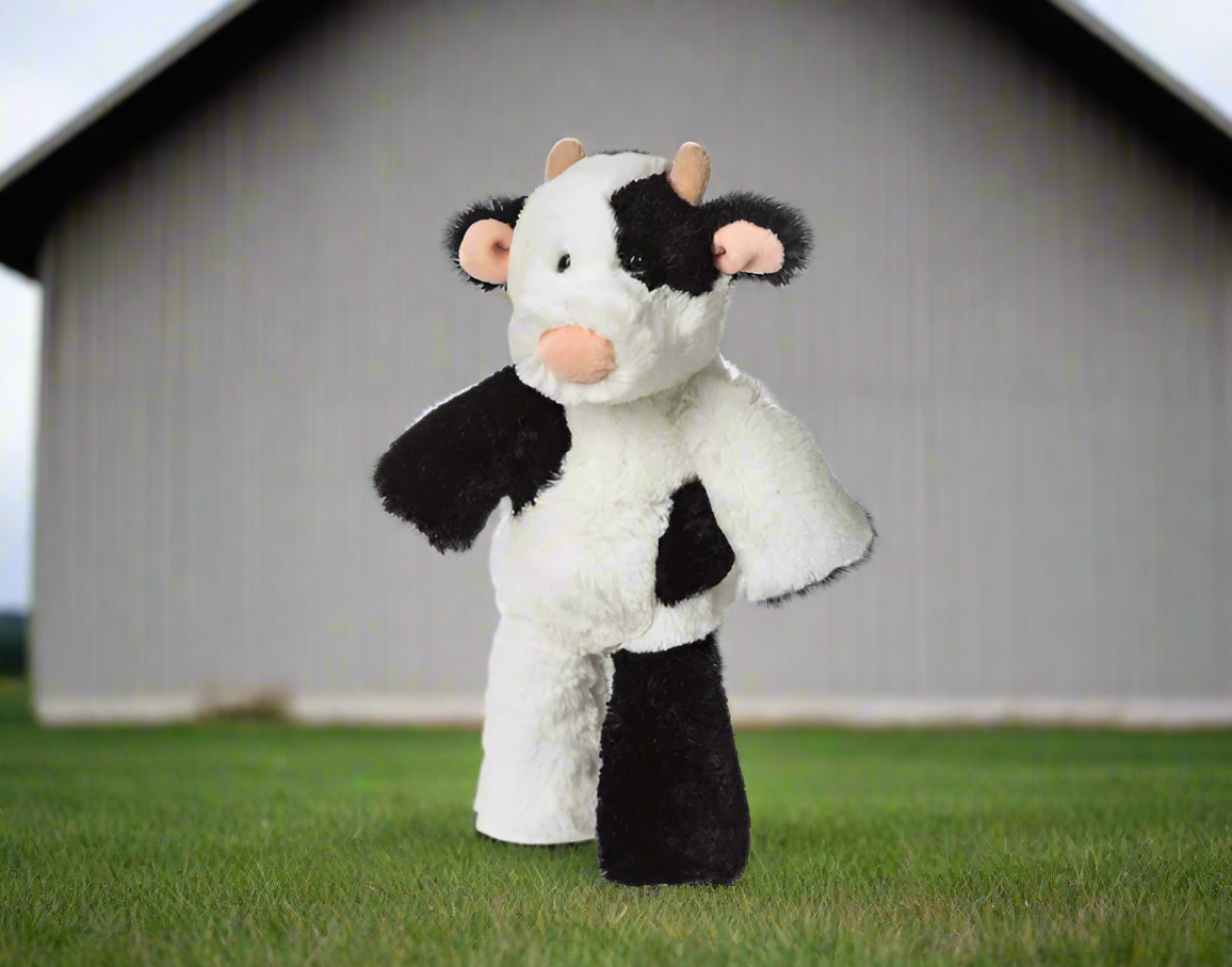 Mary Meyer Marshmallow Junior Clyde Cow – 9″