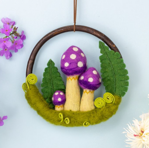 DZI Handmade FOREST RING: PURPLE PARADISE