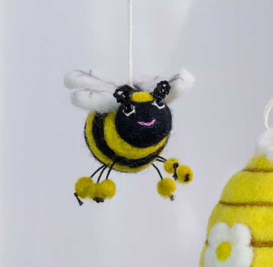 Dzi Handmade ORNAMENT: HONEY BEE