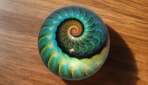 World Buyers Nautilus Dome Paperweight