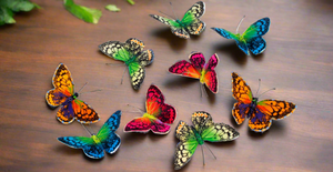 World Buyers Colorful Royals Butterfly Garland
