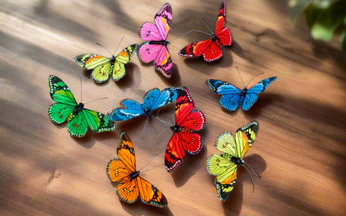 World Buyers Butterfly Multicolor Garland