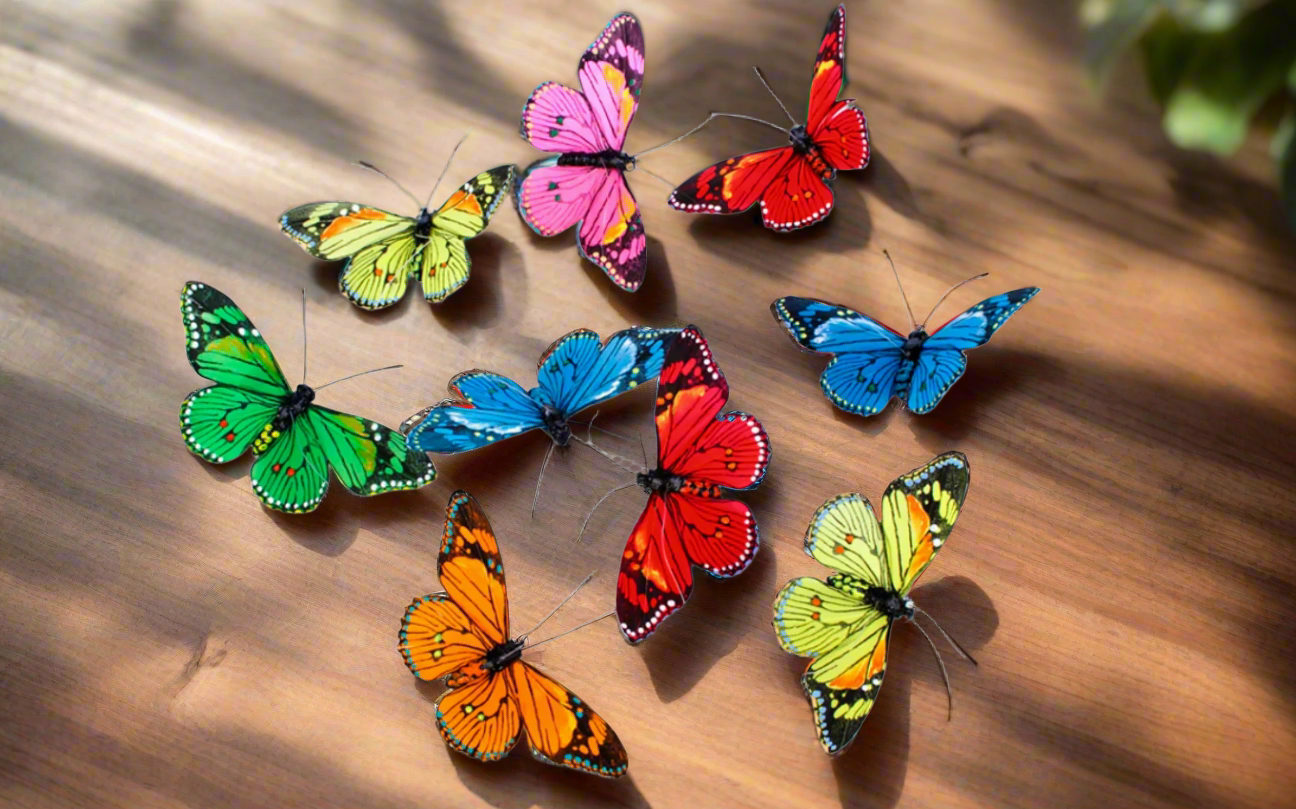 World Buyers Butterfly Multicolor Garland