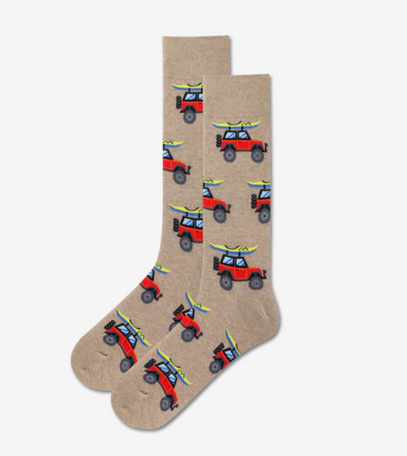 HotSox Off Road Vehicle Mens Crew Socks