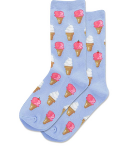 HotSox Kid's Ice Cream Crew Socks, S/M