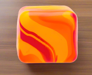 Schylling Toys  Needoh Swirl Nice Cube- Orange, Red, Yellow