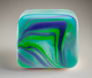 Schylling Toys Needoh Swirl Nice Cube- Blue,Green