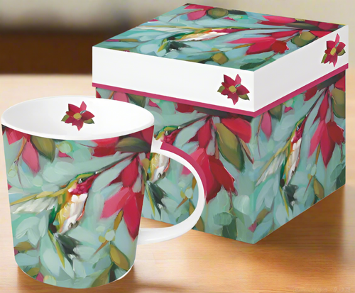 Paper Products Design Colibri Flowers Gift-Boxed Mug