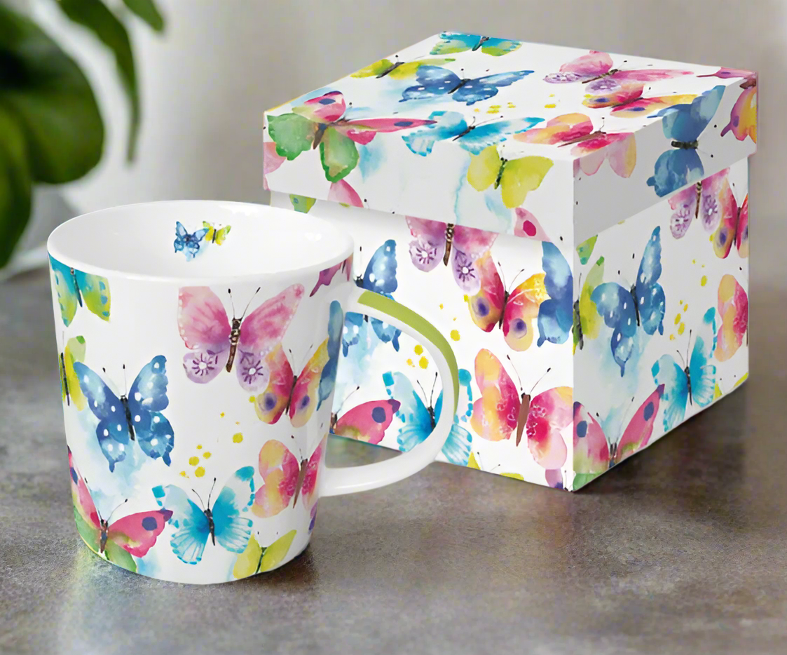 Paper Products Design Butterfly Phantasy Gift-Boxed Mug