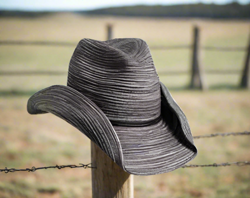 Dorfman Pacific Eldoris Western Hat- Black