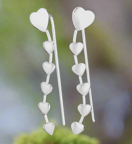Tiger Mountain Jewelry Send Your Love Climber Earring- E4606
