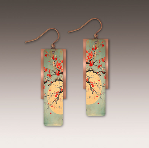 DC Designs Cherry Moon Copper Accent Multilayer Earrings- 59FE