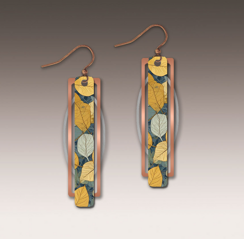 DC Designs Forest Floor Geometric Metal Accent Earrings-67CS3