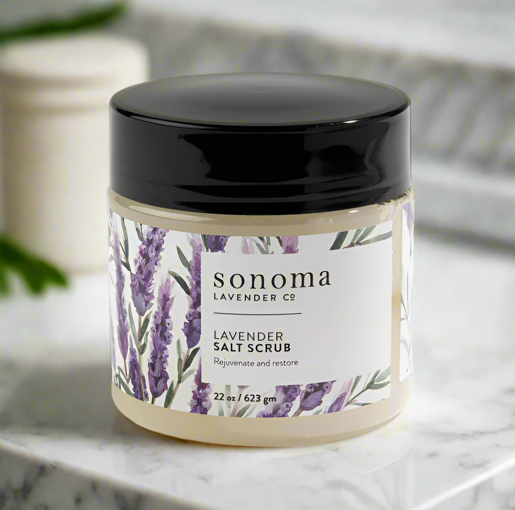 Sonoma Lavender Detox Salt Scrub  Rich in Essential Oil