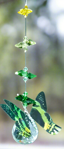 Oh My Gosh Sunset Moth w/ 30mm Crystal- BA-07