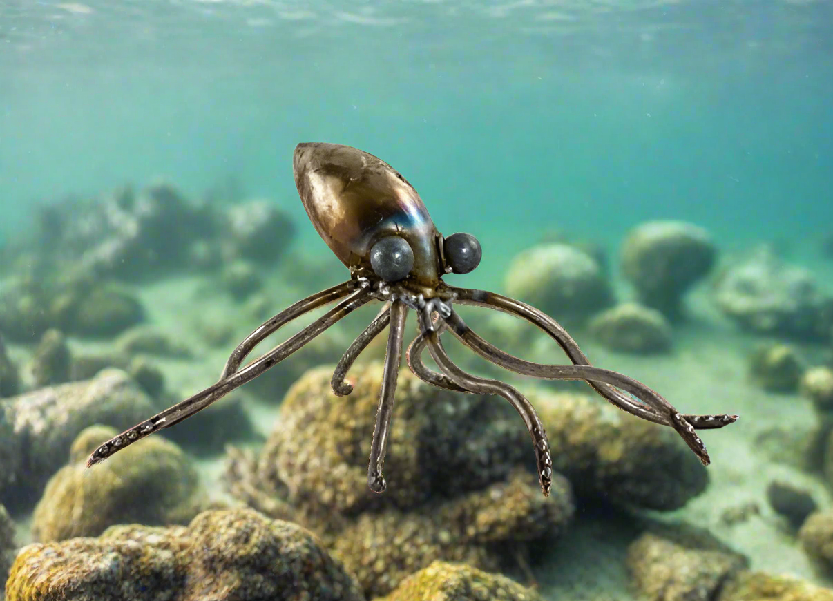 Sugarpost Metal Art - Small Octopus
