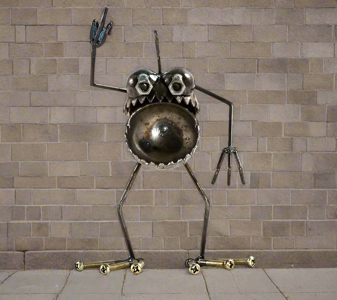 Sugarpost Scrap Metal Gnome Be Gone Mini Bird Wave