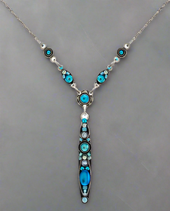 Firefly Jewelry Moonlight Linear Y Necklace- 9272LB