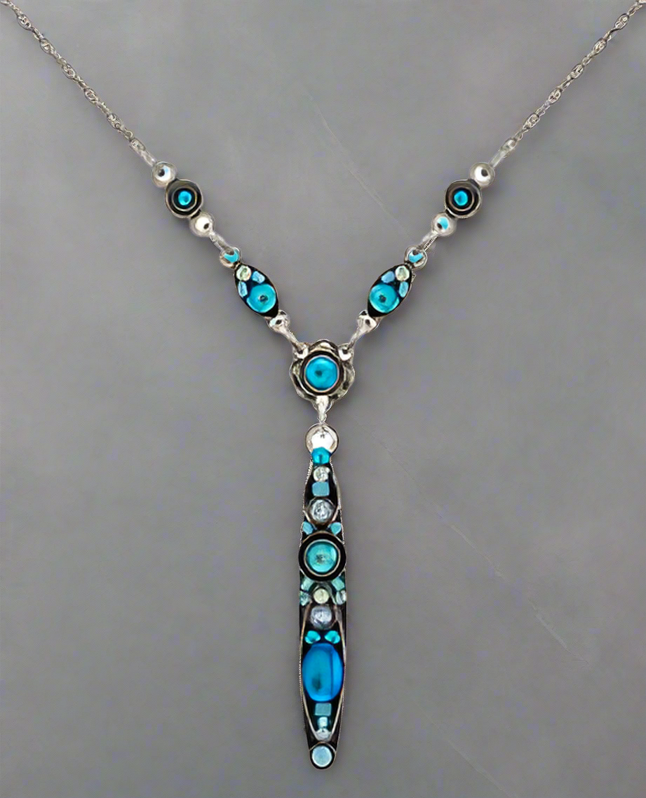Firefly Jewelry Moonlight Linear Y Necklace- 9272LB