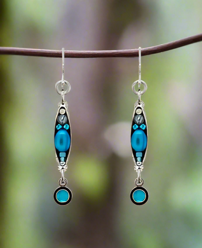 Firefly Jewelry Moonlight Linear Two Tier Earrings- E807LB