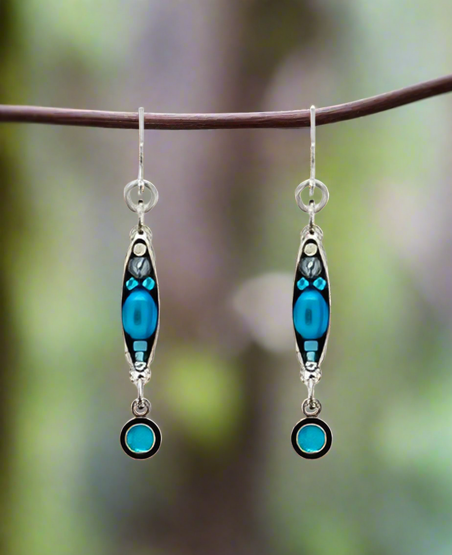 Firefly Jewelry Moonlight Linear Two Tier Earrings- E807LB