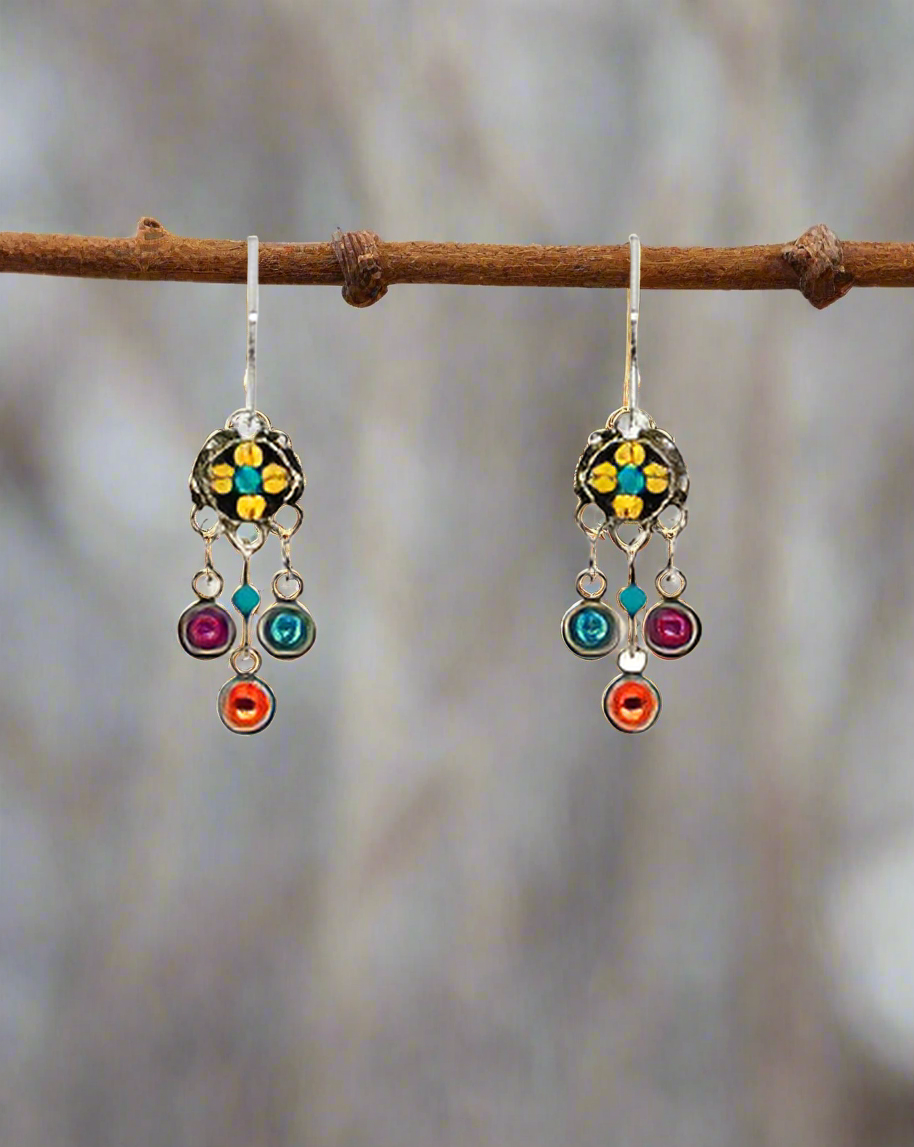 Firefly Jewelry  Delicate Mosaic Earrings-E588MC