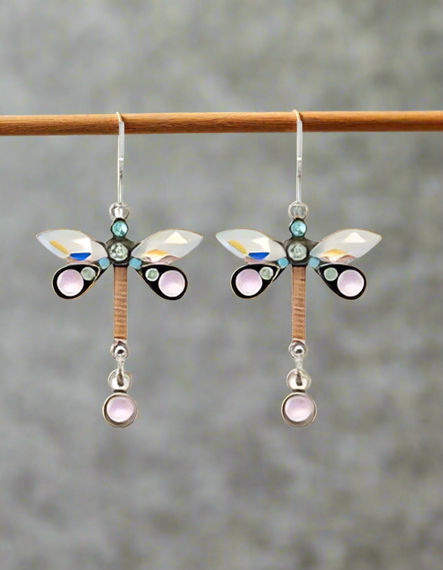 Firefly Jewelry Moonlight Dragonfly Petite Earrings- E34SOFT