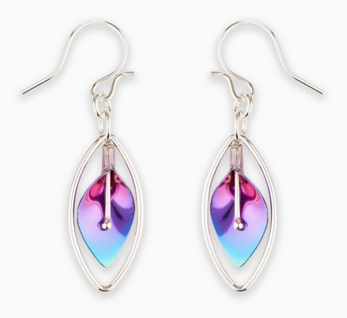 Mark Steel Jewelry Calla Lily Vase Dangle Earring- L13-sn