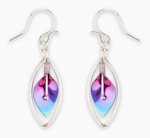 Mark Steel Jewelry Calla Lily Vase Dangle Earring- L13-sn