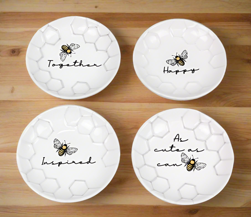 Young's Inc.  Honey Bee Ceramic Trinket Dish