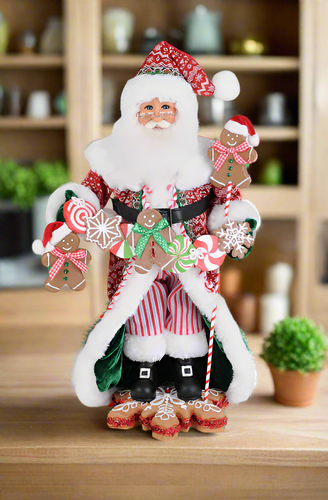 Karen Didion Originals Mr. Gingerbread Santa