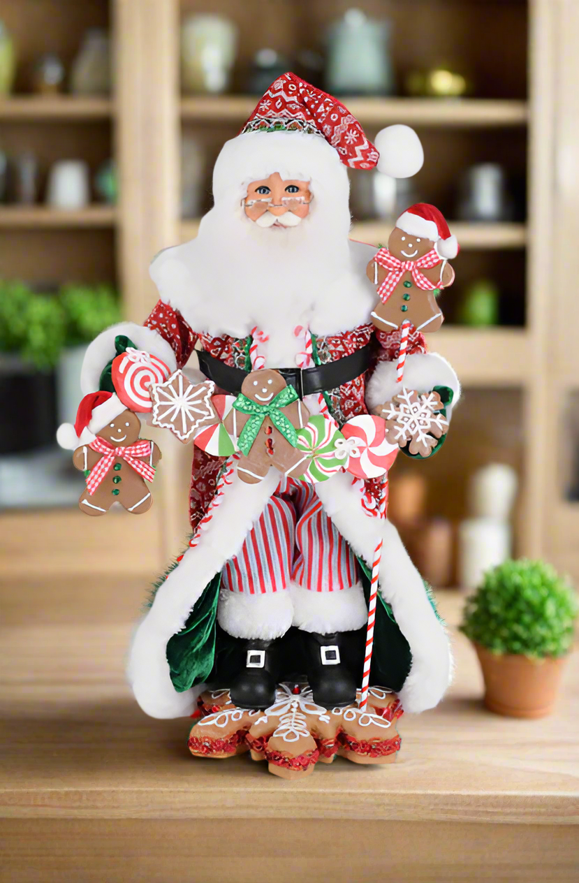 Karen Didion Originals Mr. Gingerbread Santa
