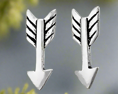 Tiger Mountain Jewelry Straight and Narrow Sterling Silver Studs- E4001