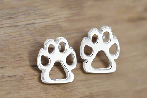 Tiger Mountain Jewelry Four Legged Friend Sterling Silver Studs- E3905