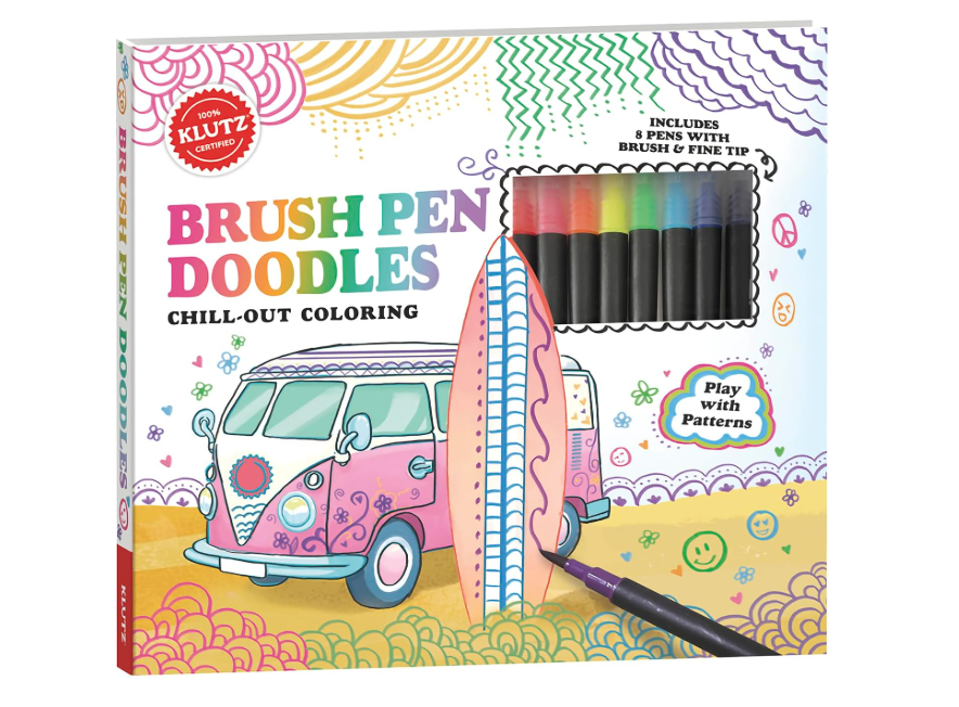 KLUTZ Brush Pen Doodles Craft Kit