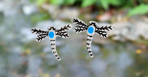 Tiger Mountain Jewelry Fleeting Summer Sterling Silver Studs- E4621
