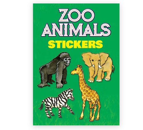 Dover Publications Zoo Animal Stickers