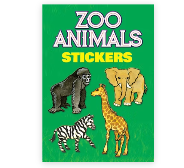 Dover Publications Zoo Animal Stickers