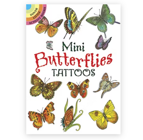 Dover Publications Mini Butterflies Tattoos