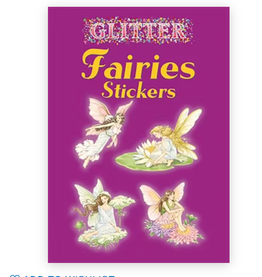 Dover Publications Glitter Fairies Stickers