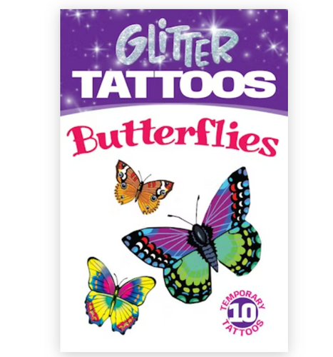 Dover Publications Glitter Tattoos Butterflies