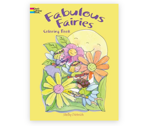 Dover Publications Fabulous Fairies Coloring Book